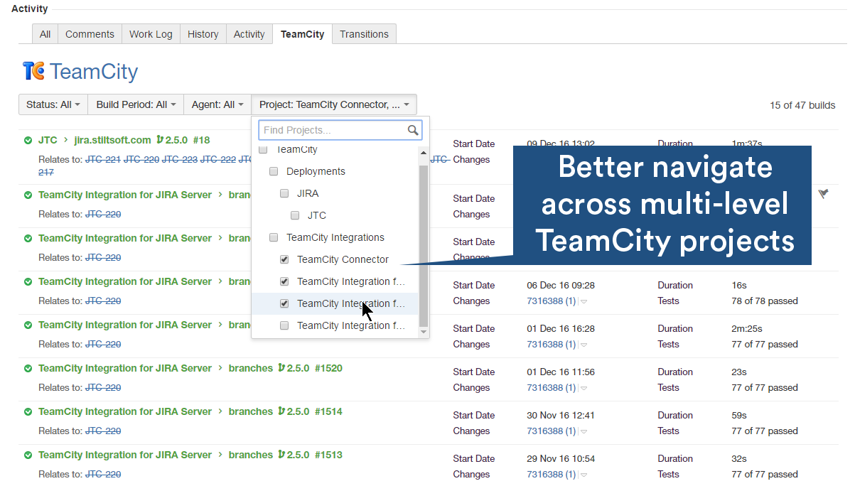 teamcity service messages