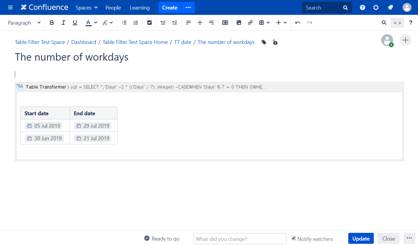 Custom Transformation - use cases with advanced SQL queries - Table ...