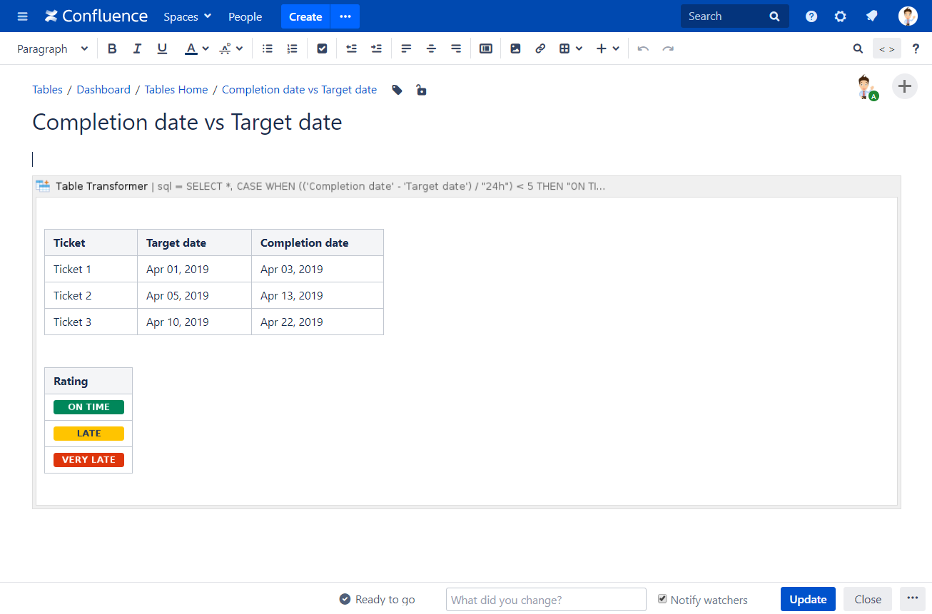 Custom Transformation - use cases with advanced SQL queries - Table ...