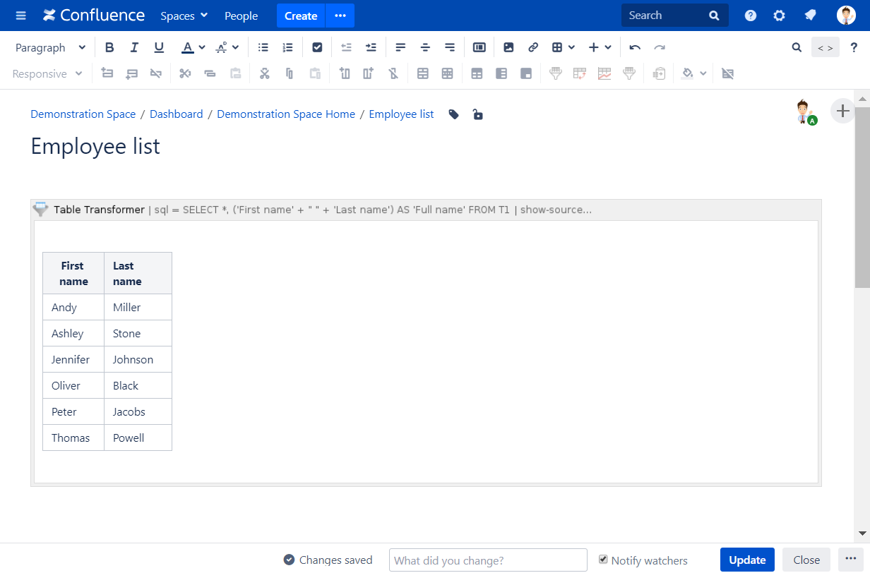 Custom Transformation - use cases with advanced SQL queries - Table ...
