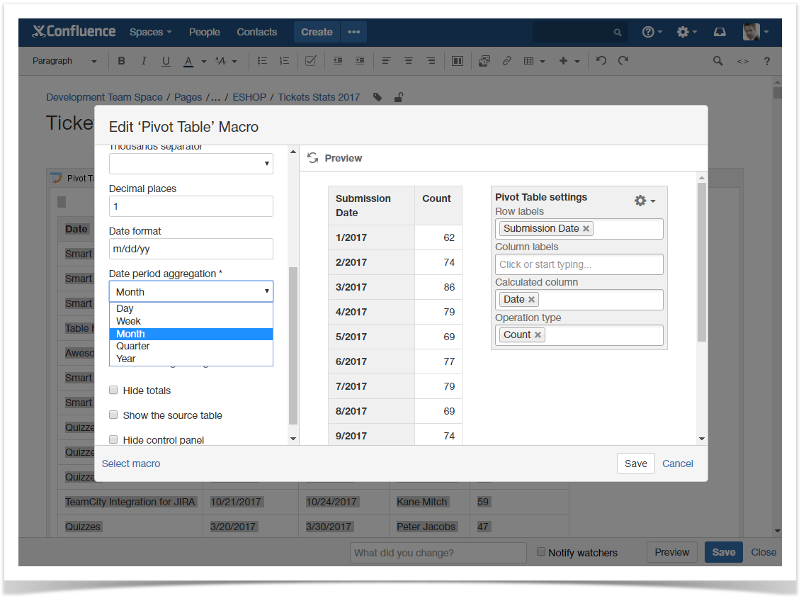 (OUTDATED) Table Filter and Charts for Confluence > How to use Pivot table macro > image2017-8-2_10-31-15.png