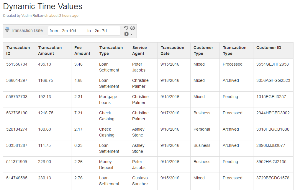 Managing Date Range Filters - (OUTDATED) Table Filter and Charts for ...