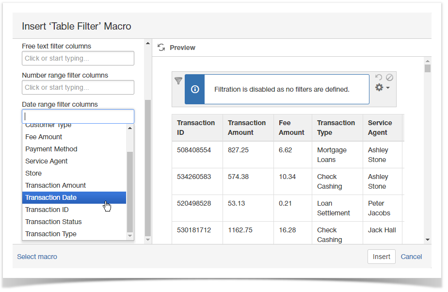 Managing Date Range Filters Stiltsoft Docs Outdated Table Filter And Charts For Confluence