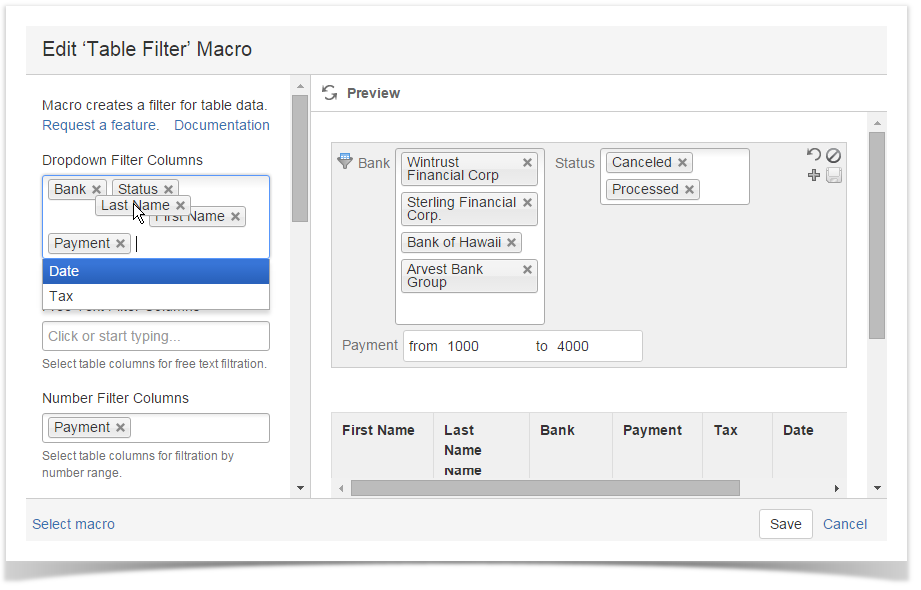 (OUTDATED) Table Filter and Charts for Confluence > Managing Look of the Table and Filtration Pane > image2015-10-16 17:28:17.png